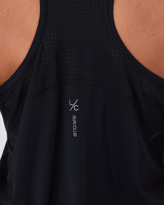 Womens Run Tank Black