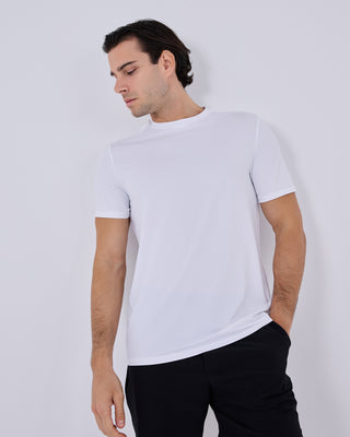 Mens Hybrid Active Tee White