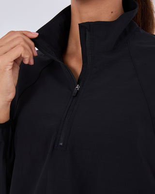 Womens Agility Half Zip Jacket Black Onyx 