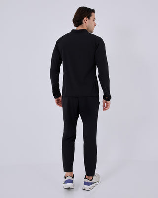 Mens Agility Half Zip Top Black Onyx