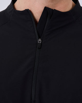 Mens Agility Half Zip Top Black Onyx