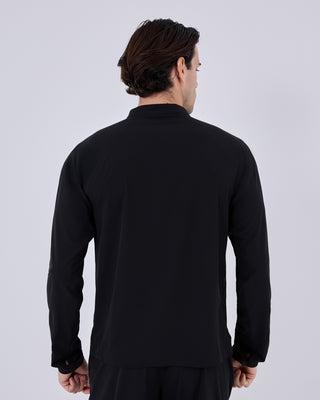 Mens Agility Half Zip Top Black Onyx