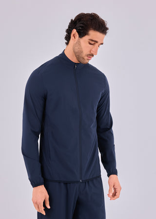 Men's Zip Through Jacket Dark Navy