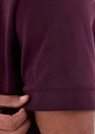Men's Relaxed Tee Purple Fig