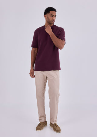 Men's Relaxed Tee Purple Fig