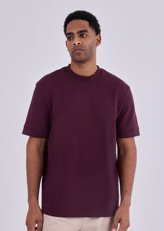 Men's Relaxed Tee Purple Fig