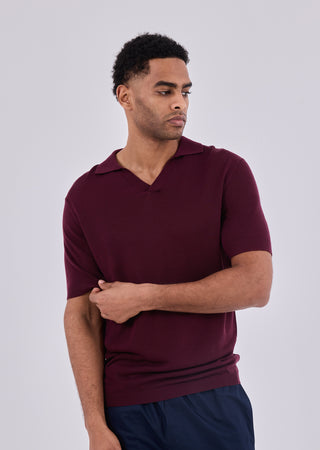 Men's Polo Purple Fig