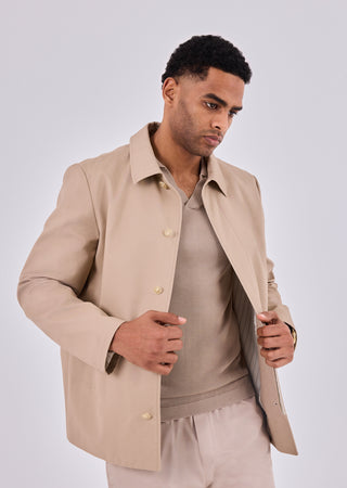 Men's Trench Jacket Beige