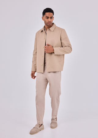 Men's Trench Jacket Beige