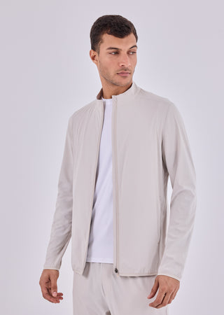 Men's Zip Through Jacket Stone