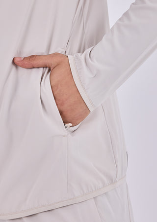 Men's Zip Through Jacket Stone