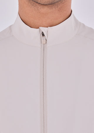 Men's Zip Through Jacket Stone