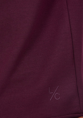 Men's Half-Zip Sweat Purple Fig