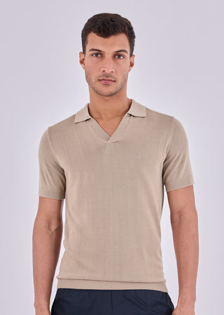 Men's Polo Beige