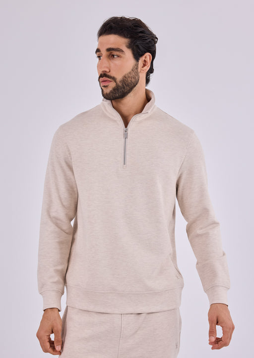 Men's Half-Zip Sweat Oatmeal Heather