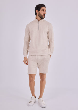 Men's Half-Zip Sweat Oatmeal Heather