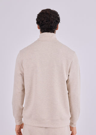 Men's Half-Zip Sweat Oatmeal Heather