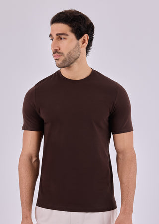 Men's Tee Dark Cocoa