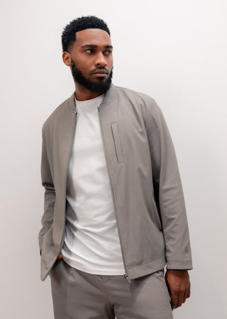 Men's Lightweight Jacket Pebble Grey - LC