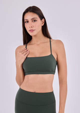 LC Cami Bras Women's Cami Bra Green Forest