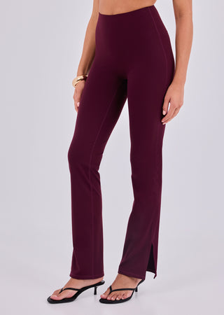 Women's Sculpt Flare Pant Purple Fig