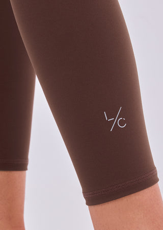 Women's 7/8 Legging Soft Brown - LC