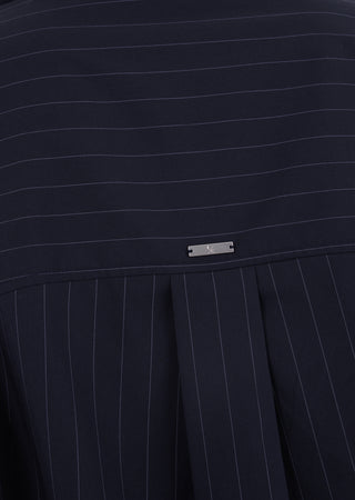 Women's Pinstripe Shirt Navy
