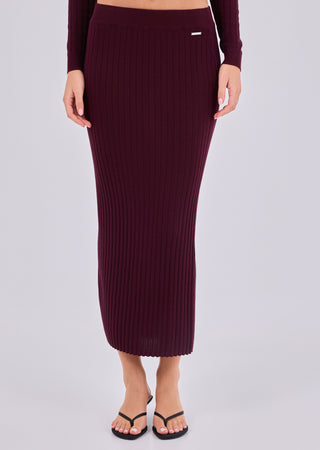 Women's Tube Skirt Purple Fig