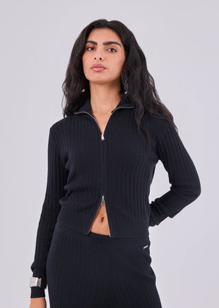 Women's Crop Cardigan Dark Navy