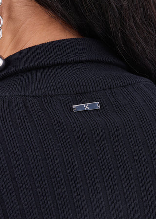 Women's Crop Cardigan Dark Navy