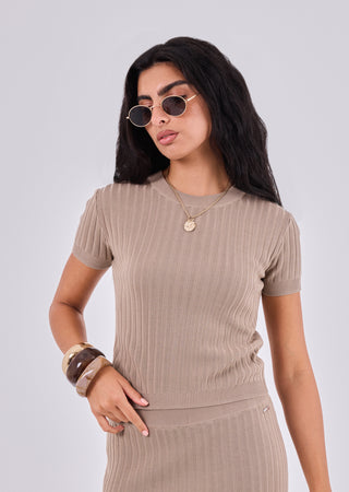 Women's Tee Beige