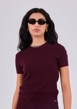 Women's Tee Purple Fig