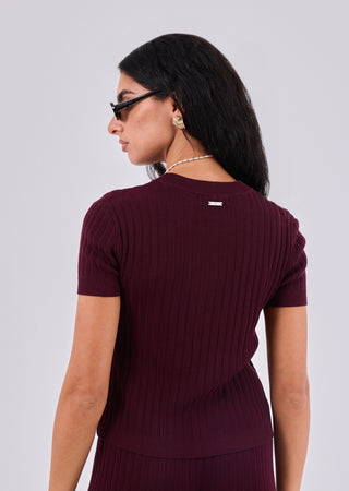 Women's Tee Purple Fig