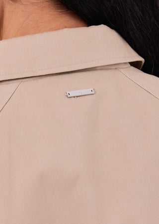 Women's Trench Zip Jacket Beige