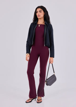 Women's Trench Zip Jacket Navy