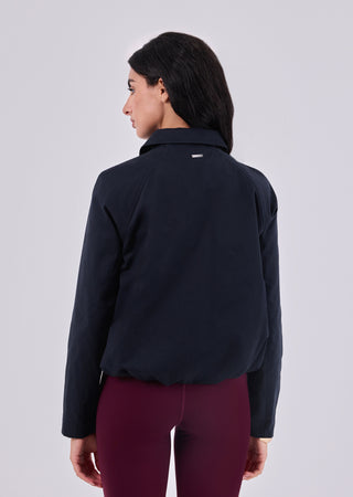 Women's Trench Zip Jacket Navy