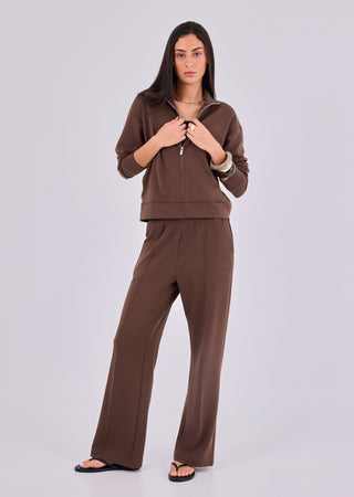 Women's Straight Leg Pant Soft Brown - LC