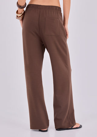 Women's Straight Leg Short Length Pant Soft Brown - LC