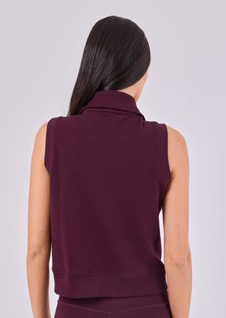 Women's Gilet Purple Fig