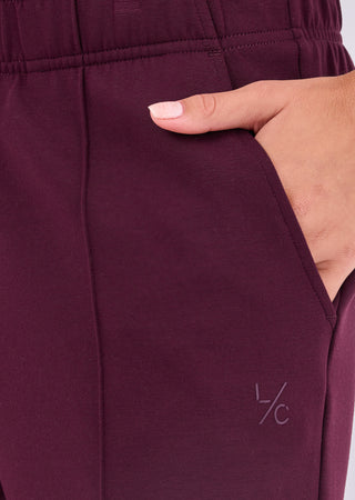 Women's Straight Leg Pant Purple Fig