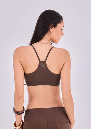Women's Cami Bra Soft Brown - LC