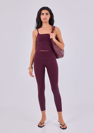 Women's 7/8 Legging Purple Fig