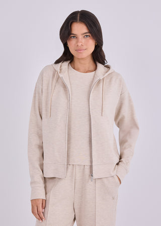 Women's Zip Up Hoodie Oatmeal Heather