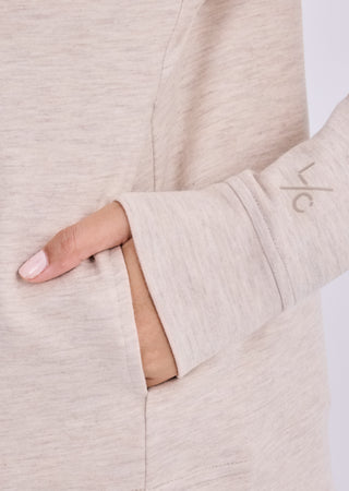 Women's Zip Up Hoodie Oatmeal Heather