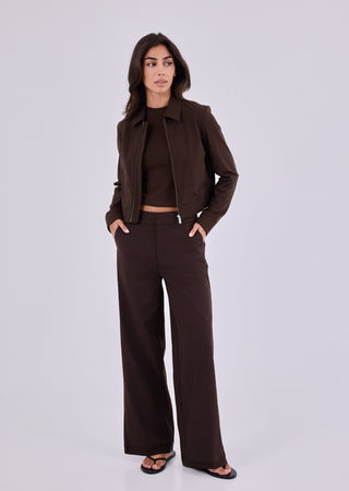 Women's Jacket Dark Cocoa