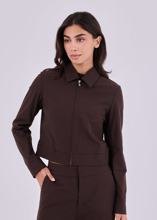 Women's Jacket Dark Cocoa