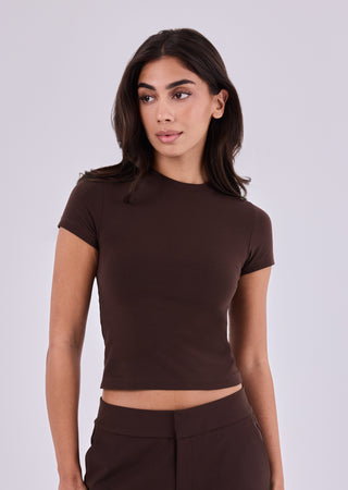 Women's Classic Tee Dark Cocoa