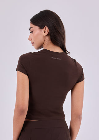 Women's Classic Tee Dark Cocoa