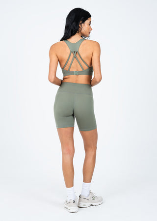 L'COUTURE Shorts Elevate Touch Cycle Shorts Khaki