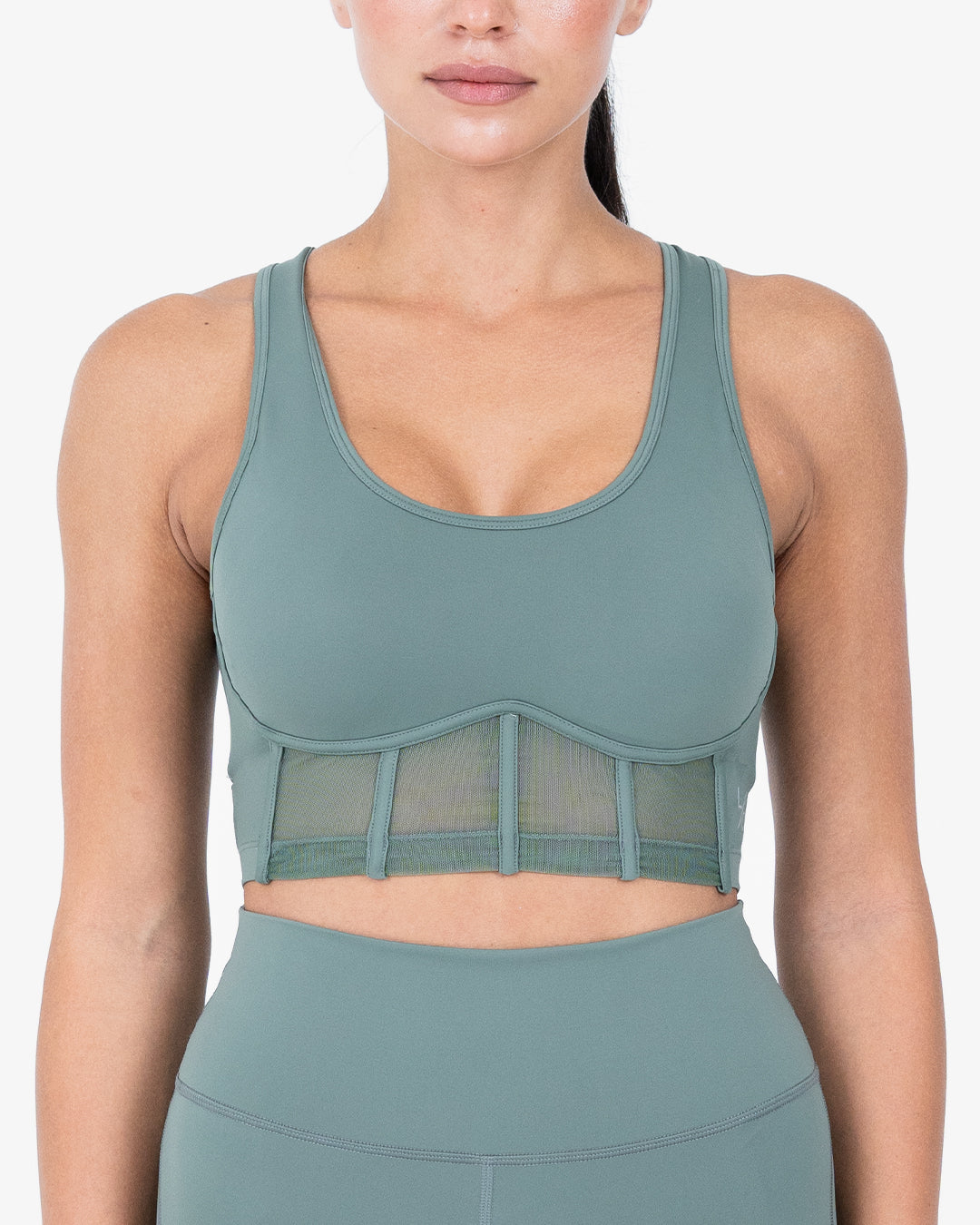 Lululemon Free to Be Elevated Forest Green Sports Bra 6